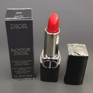 NEW Rouge Dior Lipstick 999 Satin Mini Size 1.5g 0.05oz NEW IN BOX - Picture 1 of 3