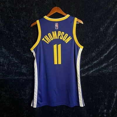 Camiseta Nike Golden State Warriors Icon Edition - Azul marino y amarillo Talla mediana Foto 1 de 4