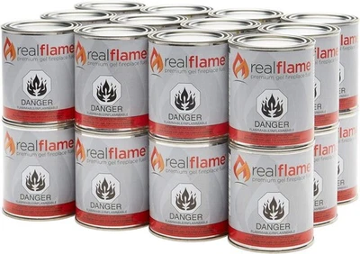 Paquete de 24 latas de gel de alcohol isopropílico gelificado para chimeneas de interior o exterior Foto 1 de 4