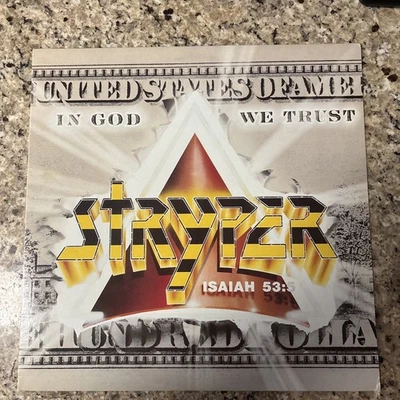 Stryper "In God We Trust" Vinyl LP w/ OIS/Insert/Merch Form1988 Enigma D1-73317 - Image 1 of 4