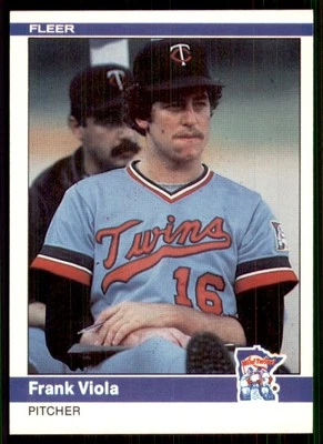 1984 Fleer #575 Frank Viola Minnesota Twins - Image 1 of 2