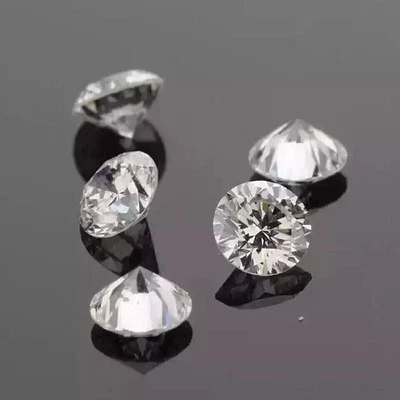Certified 1.1 mm Round Cut CVD Diamond J Color VS2 Clarity 15 Pcs Lot - Image 1 of 4