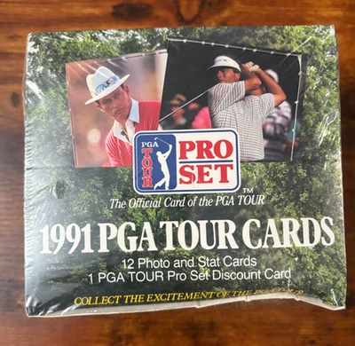 1991 Pro Set Golf PGA Tour Cards Factory Sealed Box-36 unopened Packs - Image 1 of 4