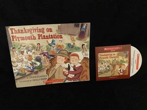 Thanksgiving on Plymouth Plantation - Scholastic Book + Audio CD - Diane Stanley - Foto 1 di 1