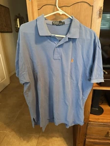 Schönes Herren Poloshirt Ralph Lauren Blau Größe XL - Bild 1 von 4