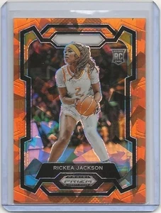 2024 Rickea Jackson Panini Prizm WNBA Orange Ice #44 Los Angeles Sparks RC - Picture 1 of 2