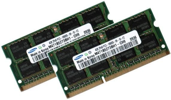 2x 4GB 8GB DDR3 1333 Mhz RAM Lenovo ThinkPad T410 T410i Markenspeicher Samsung