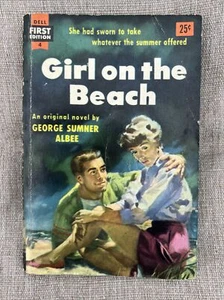 1953 Girl on the Beach - Vintage Pulp Sleaze Paperback Carl Bobertz Cover - Picture 1 of 6