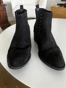 SUEDE ANKLE BOOTS - Picture 1 of 4
