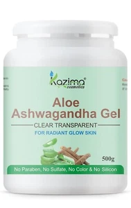 KAZIMA Aloe Ashwagandha Gel for Face, with Aloe Vera & Ashwagandha -500 Ml - Picture 1 of 2