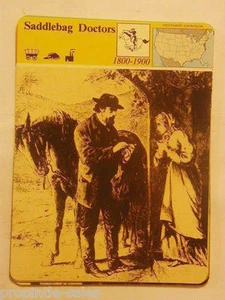Story of America ~ SADDLEBAG DOCTORS ~ Photo card 04.11 home school aid - Picture 1 of 1
