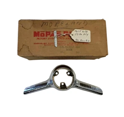 1955-1956 Plymouth Plaza Ring Button Horn Bar 1615654 NOS - Image 1 of 4