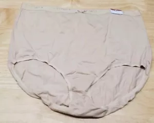 New Cacique Lane Bryant Cotton High-Waist Brief Panty 18/20 Tan NWT - Picture 1 of 6