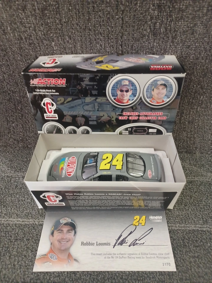 Coche diecast Jeff Gordon escala 1:24 #24 por acción con autógrafo Loomis  Foto 1 de 1