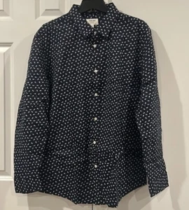 Julian & Mark Ryan Geo Print Button Down Shirt Black Men’s XL NWOT - Picture 1 of 6