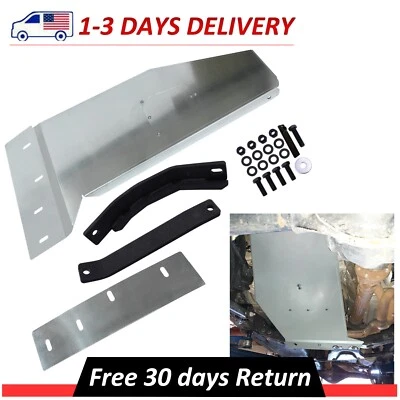 Aluminium Engine Transmission Skid Plate For 2007-2018 Jeep Wrangler Jk Silver Foto 1 de 4