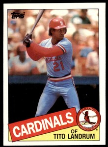 1985 Topps; Tito Landrum Baseball Cards #33