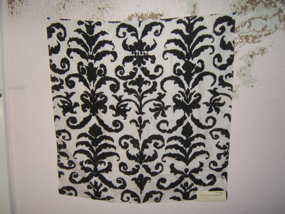 Ralph Lauren, Finsbury Damask, Traditional Damask, 27" W X 27" L, Color Gesso - Image 1 of 1