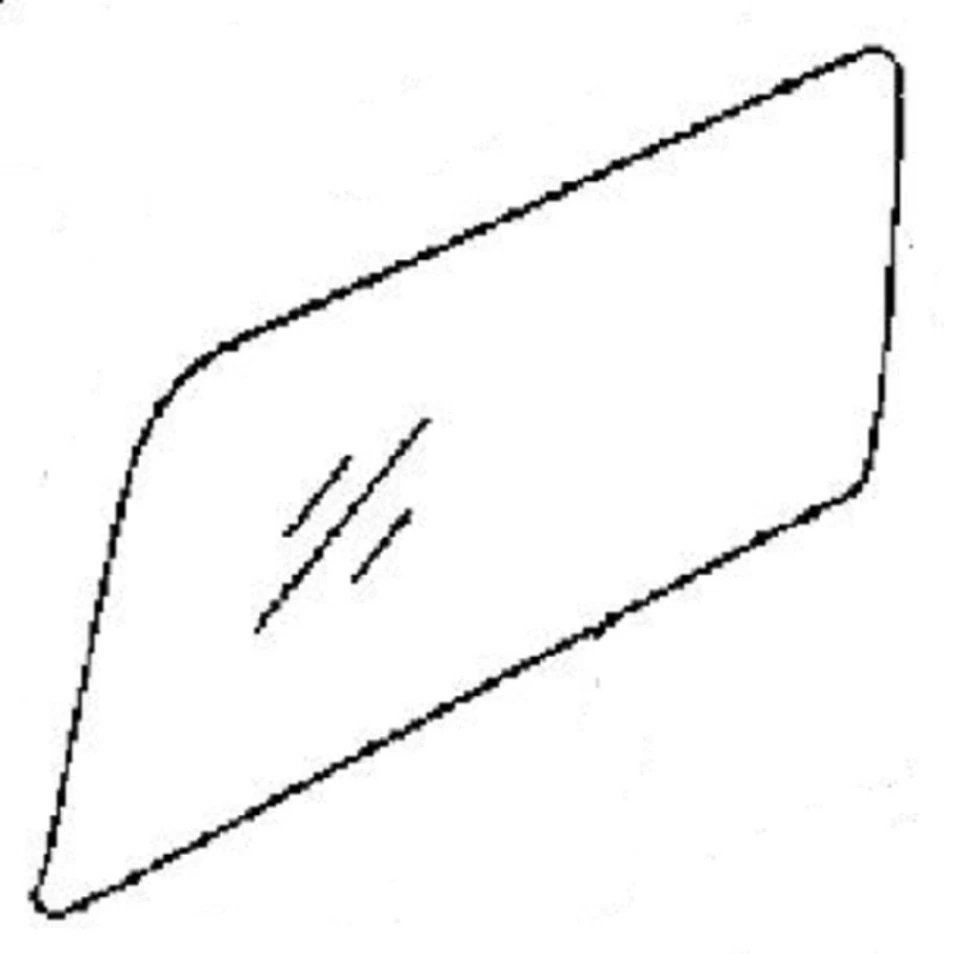 适用于雪佛兰 Celebrity 84 - 90 4 门站货车乘客侧四分之一玻璃 — 第 1/1 张图片