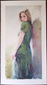 Vidan Untitled #13 Evening Gown HAND SIGNED art print 79/295 Artist Pino Nephew - Picture 1 of 7