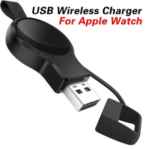 USB Wireless Charger for Apple Watch Ultra Series 8 7 SE 6 5 4 Magnetic Charger - Picture 1 of 7