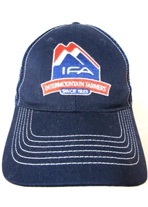 IFA Intermountain Farmers Snap-Back Trucker Mütze Gorpcore Agricultural Blue Cap - Bild 1 von 7