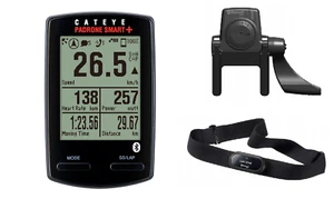 CatEye PADRONE SMART + CC-SC100B Computadora + Sensor de velocidad / cadencia / frecuencia cardíaca Negro - Imagen 1 de 2