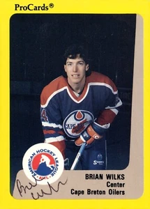 Brian Wilks - Signed 1989-90 ProCards AHL Card #148 - Picture 1 of 2