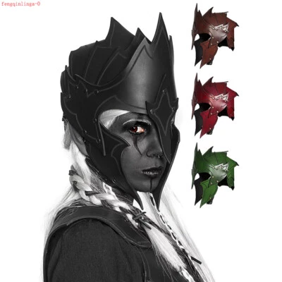 Europe Medieval Knight Vintage PU Armor Helmet Cosplay Costume Props Helmet Mask - Image 1 of 4