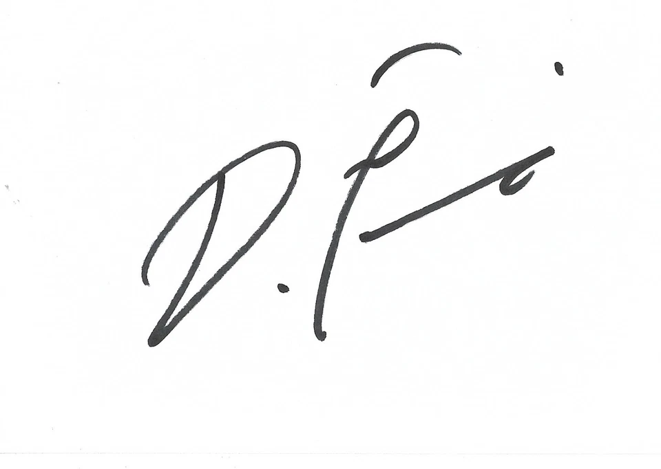 Dario Saric NBA signed 4x6 inch white card autograph - Image 1 of 1