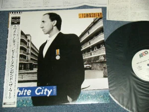 PETE TOWNSHEND The Who Japan 1985 P-13209 NM LP+Obi WHITE CITY - Picture 1 of 8