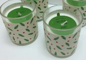 4/Lot  Opalhouse Balsam & Spruce Scented Soy Candle  4.4 OZ Candle in Jar - Picture 1 of 4