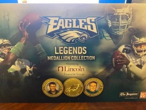NFL PHILADELPHIA EAGLES MEDALLION COLLECTION (2006) 20 out of 22 Medallions! - Picture 1 of 4