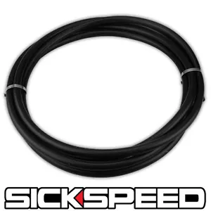 3 METERS BLACK SILICONE HOSE FOR HIGH TEMP VACUUM ENGINE BAY DRESS UP 6MM AIR F - Picture 1 of 1