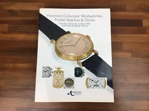 Antiquorum Auctioneers Book Important Wristwatches Geneva March 2008 + Free Post - Picture 1 of 12