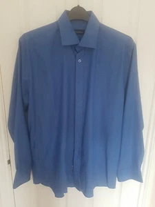 Mens Taylor & Wright Shirt Size 41in Chest 16in Collar Blue Used - Picture 1 of 7
