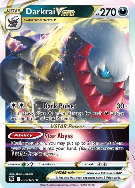 Preços baixos em Cartas colecionáveis individuais ultra raras Darkrai  Pokémon TCG