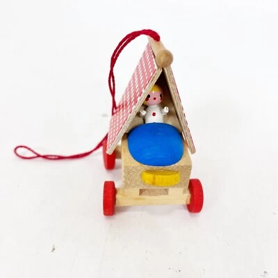 Steinbach Volksunst Aus Hohenhameln Germany Wooden Christmas Ornament Baby  — 第 1/4 张图片