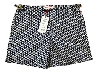ORLEBAR BROWN Gold Jacquard Flutter Bulldog X Swim Shorts Sz 34 $395 - Picture 1 of 5