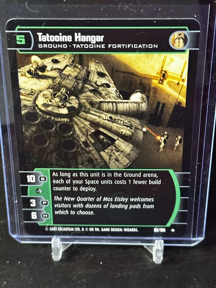 2003 STAR WARS TCG WOTC BATTLE YAVIN TATOOINE HANGAR 65/105 - Image 1 of 1