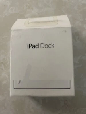 NEW Open Box White APPLE iPad 2 Dock MC940ZM/A Model A1381 Box+Papers - Image 1 of 2