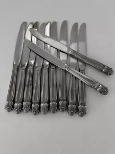 11 HOLMES & EDWARDS DANISH PRINCESS DINNER MESSER NO MONO INTERNATIONAL SILBER - Bild 1 von 2
