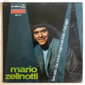 MARIO ZELINOTTI -CUORE MATTO / COSI TE NE VAI- 1967 SPANISH 7" EP, PS ROCK BEAT - Imagen 1 de 4