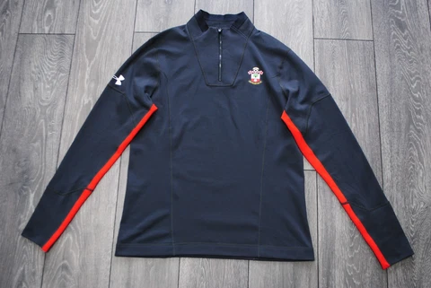 SIZE L SOUTHAMPTON ENGLAND FOOTBALL TRAINING LONGSLEEVE TOP JACKET UNDER ARMOUR Cover