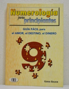 Garie Bauer Numerologia para Principiantes Guia Amor Paperback Book 2002 Arkano - Picture 1 of 7