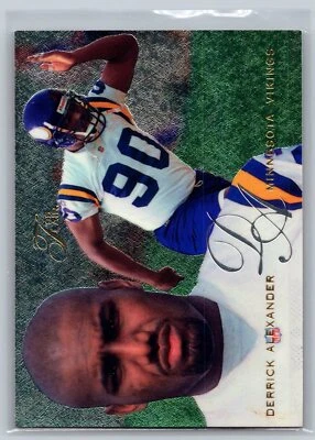 1995 Flair #114 Derrick Alexander Rookie RC VIKINGS - Image 1 of 2