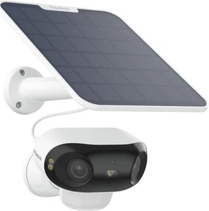 REOLINK Argus 4 Pro 4K Solar Camera Outdoor Wireless, Dual-Lens 180° White  - Picture 1 of 9