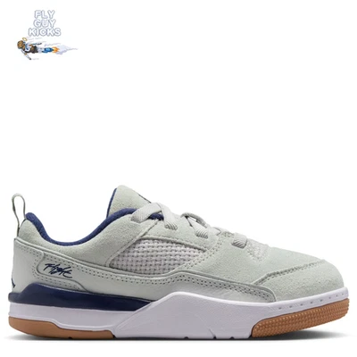 Zapato Deportivo Bebé Nike Air Jordan Flight Court Gris Azul Marino Blanco HF3332-004 Foto 1 de 4