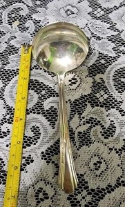 RACEBROOK VINTAGE c1937 LYNBROOK MUSTER VERSILBERT "6 7/8" SAUCENKELLE 🤎 - Bild 1 von 8