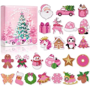 MJARTORIA Diamond Painting Adventskalender 2025 Erwachsene Kinder, DIY Weihna... - Bild 1 von 7